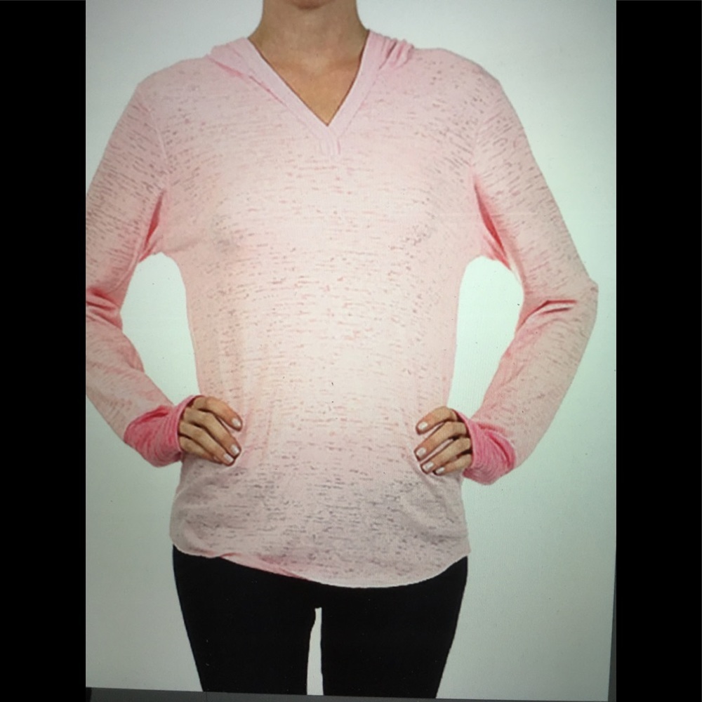 Pretty young thing lightweight pink hoodie